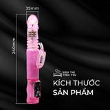 (Có video)Dương vật giả Baile Butterfly Dance đa chế độ rung thục xoay ngoáy dùng pin