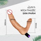 (Có video)Dương vật giả 2 đầu Lovetoy 10 chế độ rung dùng sạc