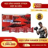 Kẹo nhân sâm tăng sinh lý lâu ra nam và nữ Hamer 37F82K Hộp 36 Viên
