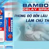 Chai xịt kéo dài thời gian lâu cho nam BamBoo Delay Spray Chính Hãng