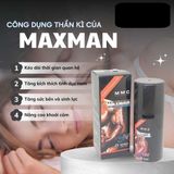 Chai xịt kéo dài thời gian lâu ra cho nam giới Max Man Chính Hãng