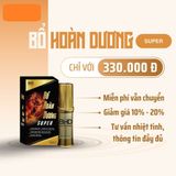Chai xịt kéo dài thời gian lâu ra dành cho nam giới Bổ Hoàn Dương Super 5ml