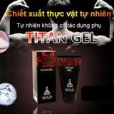 Gel kem bôi trơn hỗ trợ tăng kích thước dương vật Titan Gel 50ml