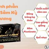 Viên uống bổ thận tráng dương tăng cường sinh lý Sâm Kỳ Vương 4 viên