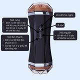 Âm Đạo Giả 2 Đầu Có Rung Jiuai Luba Đa Năng Chính Hãng