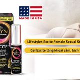 Gel bôi trơn kích thích nữ Lifestyles Excite Female Sexual Stimulating