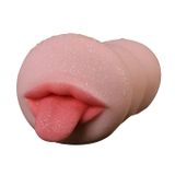 Âm đạo giả làm bằng silicon mềm dẻo hình miệng có lưỡi