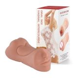 Âm đạo giả silicon hai đầu miệng và âm đạo dài 17cm