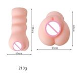 Cốc âm đạo giả silicon âm đạo mềm dẻo dài 130cm