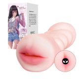 Âm đạo giả cầm tay 2 đầu silicon mềm cong dài 16.5cm 