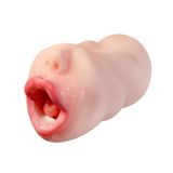 Âm đạo giả cầm tay silicon há miệng có răng dài 13cm 