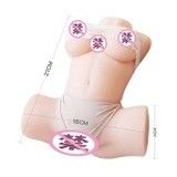 Âm đạo giả bán thân chất liệu silicon mềm dài 21cm