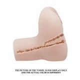 Âm đạo giả silicon có rung đa chế độ và lông dài 14.5cm 