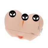 Bộ ngực nở bằng silicon có miệng và âm đạo giả 