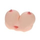 Bộ ngực nở bằng silicon có miệng và âm đạo giả 
