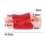 Âm đạo giả 2 đầu anime bằng silicon mềm có độ co giãn