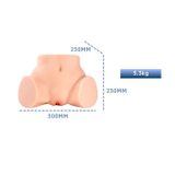 Khuôn mông silicon có âm đạo và hậu môn dài 23cm 