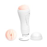 Cốc âm đạo giả hậu môn gắn tường có 12 chế độ rung