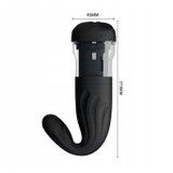 Âm đạo giả silicon tự động có chế độ rung mút