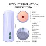 Cốc âm đạo giả silicon có rung 2 đầu cầm tay dài 19.7cm