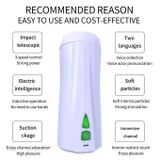 Cốc âm đạo giả silicon có rung 2 đầu cầm tay dài 19.7cm