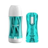 Cốc âm đạo Glaku sạc điện có hạt nổi dài 18.5cm