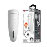 Âm đạo rung với 12 chế độ rung dài 260mm màu trắng