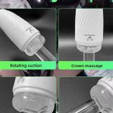 Cốc âm đạo silicon trong suốt mềm dài 18cm có thể tháo rời