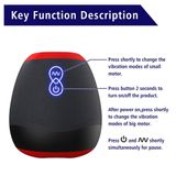 Cốc âm đạo silicon mini có 7 tần số rung dài 10cm