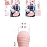 Cốc âm đạo anime silicon mềm mại và uốn dẻo dài 14cm