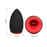 Cốc âm đạo có lưỡi liếm và 10 chế độ rung mix làm ấm 