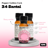 Chai hít tăng kích thích quan hệ Popper Golden Cock 34 Santal Chai 15ml
