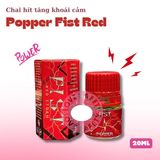 Chai hít tăng kích thích quan hệ Popper Fist Red Storm Chai 20ml