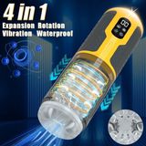 Cốc âm đạo giả trong suốt tự động thụt xoay có 7 chế độ