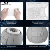 Cốc âm đạo giả silicon tăng kích thước dildo có 6 chế độ rung