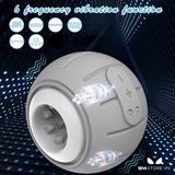 Cốc âm đạo giả silicon tăng kích thước dildo có 6 chế độ rung