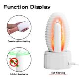 Cốc âm đạo giảm silicon xoắn ốc có chế độ sưởi ấm dùng sạc