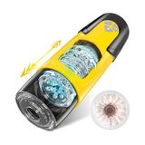 Cốc âm đạo giả trong suốt tự động thụt xoay có 7 chế độ