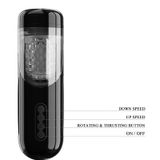 Cốc âm đạo giả silicon mềm rung hút nhiều tần số sạc USB