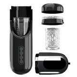 Cốc âm đạo giả silicon mềm rung hút nhiều tần số sạc USB