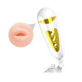 Cốc âm đạo giả gắn tường hình miệng có 12 chế độ rung