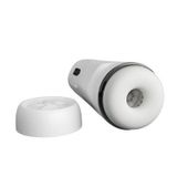 Cốc âm đạo giả rung tự động có gân nổi ôm sát và âm thanh