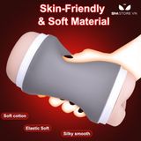 CỐC ÂM ĐẠO GIẢ silicon miệng và hậu môn dài 173mm chống nước