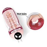 CỐC ÂM ĐẠO GIẢ silicon mềm uốn dẻo kiểu âm đạo và hậu môn