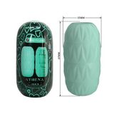 CỐC ÂM ĐẠO GIẢ mini silicon mềm dẻo cầm tay dài 130mm