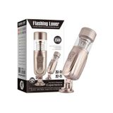 CỐC ÂM ĐẠO GIẢ gắn tường silicon đa chế độ màu vàng kim