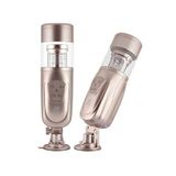 CỐC ÂM ĐẠO GIẢ gắn tường silicon đa chế độ màu vàng kim