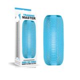 Cốc âm đạo silicon dẻo hai đầu dài 125mm màu xanh 