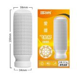 Cốc âm đạo silicon màu trắng đục dài 13cm có nhiều hạt nổi