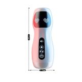 Cốc âm đạo tự động cảm biến cầm tay màu trắng dài 21cm